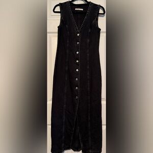 Abercrombie & Fitch Charcoal Denim Dress Sz S